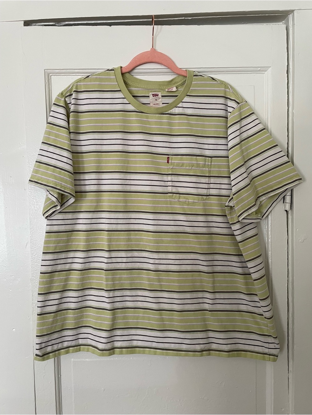 Levi’s Green Stripped TShirt XL